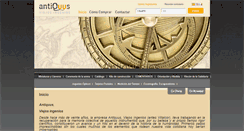 Desktop Screenshot of antiquus.es