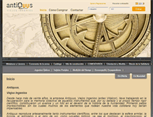 Tablet Screenshot of antiquus.es